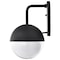 Nuvo Atmosphere 10W LED Large Wall Lantern - Matte Black / Clear Seeded 62/1618 - alternate 8